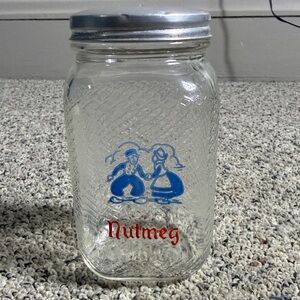 Vintage Hazel-Atlas Dutch Girl Spice Jar 1930’s